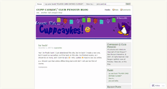 Desktop Screenshot of cuppcaykes.wordpress.com