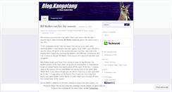 Desktop Screenshot of kangotang.wordpress.com