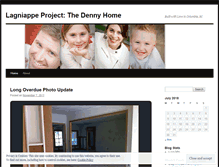 Tablet Screenshot of lagniappeproject.wordpress.com