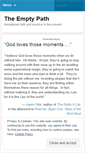 Mobile Screenshot of emptypath.wordpress.com