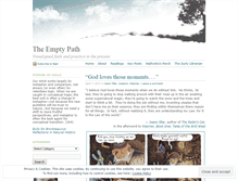 Tablet Screenshot of emptypath.wordpress.com