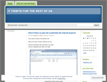 Tablet Screenshot of ittidbits.wordpress.com