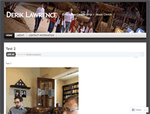 Tablet Screenshot of deriklawrence.wordpress.com