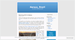 Desktop Screenshot of manausbrazil.wordpress.com