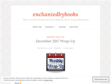 Tablet Screenshot of enchantedbybooks.wordpress.com
