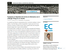 Tablet Screenshot of desdelatranquera.wordpress.com
