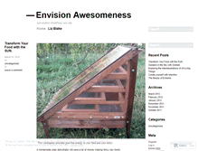 Tablet Screenshot of envisionawesomeness.wordpress.com