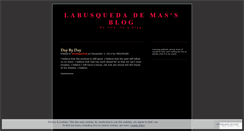 Desktop Screenshot of labusquedademas.wordpress.com