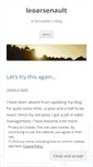 Mobile Screenshot of leoarsenault.wordpress.com