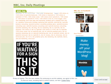 Tablet Screenshot of nashvillebiz.wordpress.com