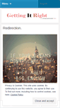 Mobile Screenshot of justtryingtogetitright.wordpress.com