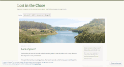 Desktop Screenshot of lostinthechaos.wordpress.com