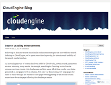 Tablet Screenshot of cloudengineblog.wordpress.com