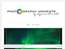 Tablet Screenshot of photographymoments.wordpress.com