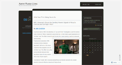 Desktop Screenshot of aaronrusso.wordpress.com