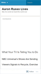 Mobile Screenshot of aaronrusso.wordpress.com