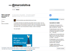 Tablet Screenshot of marcelohva.wordpress.com