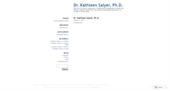 Desktop Screenshot of kathleensalyer.wordpress.com