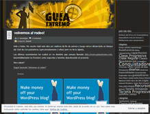 Tablet Screenshot of guiaextremo.wordpress.com