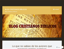Tablet Screenshot of cristianosbiblicos.wordpress.com