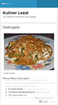 Mobile Screenshot of kulinerlezat.wordpress.com
