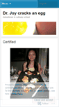 Mobile Screenshot of drjoycracksanegg.wordpress.com