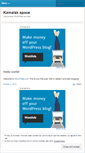 Mobile Screenshot of kamalsk.wordpress.com