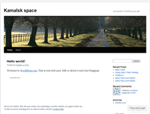 Tablet Screenshot of kamalsk.wordpress.com
