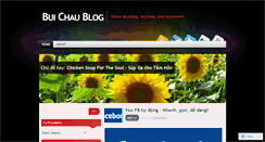 Desktop Screenshot of buichau.wordpress.com