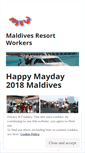 Mobile Screenshot of maldivesresortworkers.wordpress.com