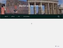 Tablet Screenshot of berlinwirkommen.wordpress.com
