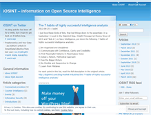 Tablet Screenshot of iosint.wordpress.com