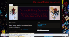 Desktop Screenshot of ohlookshinycreations.wordpress.com