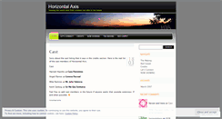 Desktop Screenshot of horizontalaxis.wordpress.com