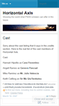 Mobile Screenshot of horizontalaxis.wordpress.com