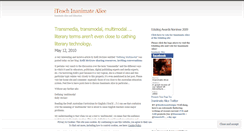 Desktop Screenshot of inanimatealice.wordpress.com