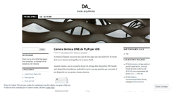 Desktop Screenshot of duranarquitectes.wordpress.com