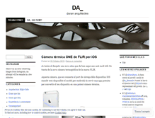 Tablet Screenshot of duranarquitectes.wordpress.com