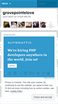 Mobile Screenshot of grovepointelove.wordpress.com