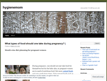 Tablet Screenshot of hygienemom.wordpress.com