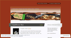 Desktop Screenshot of drejgourmet.wordpress.com