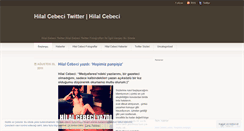 Desktop Screenshot of hilalcebecitwitter.wordpress.com