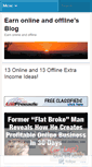 Mobile Screenshot of earnonlineandoffline.wordpress.com