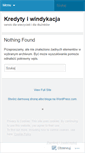 Mobile Screenshot of kredytywindykacja.wordpress.com