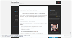 Desktop Screenshot of greggiesen.wordpress.com