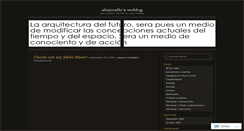 Desktop Screenshot of alejocalle.wordpress.com