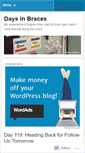 Mobile Screenshot of daysinbraces.wordpress.com