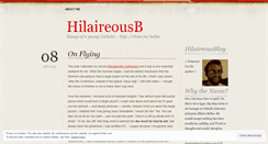 Desktop Screenshot of hilaireousb.wordpress.com