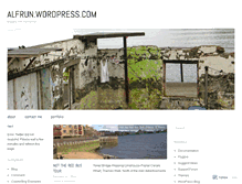 Tablet Screenshot of alfrun.wordpress.com