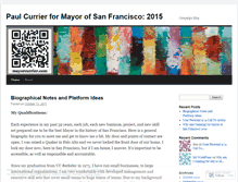 Tablet Screenshot of paulcurrier.wordpress.com